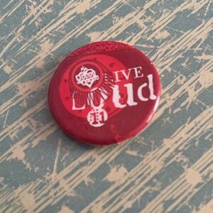 Live Loud House Of Blues Pin Back Button